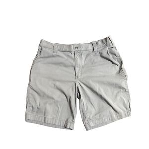 Carhartt Relaxed Fit G Force Gray Men’s Work Shorts Sz 36